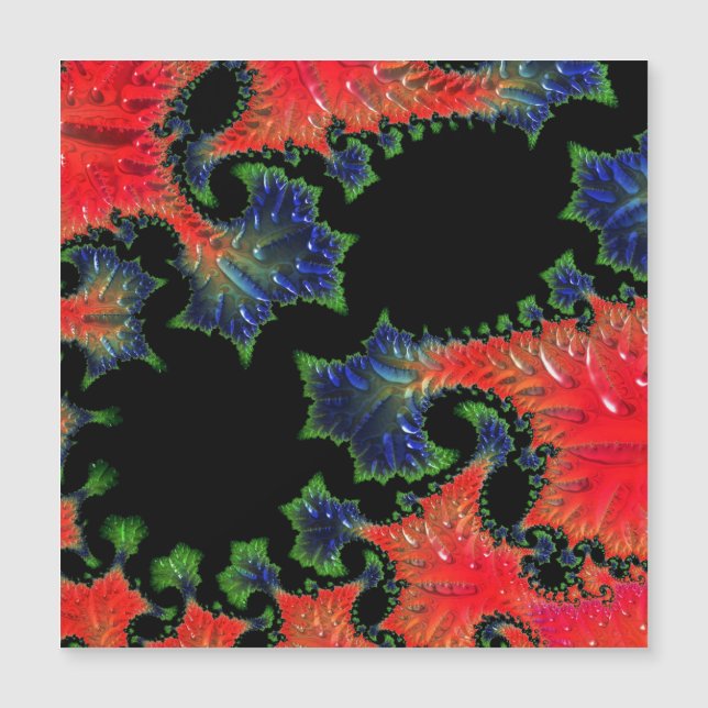 Carte magnétique Mandelbrot Garden (Devant)