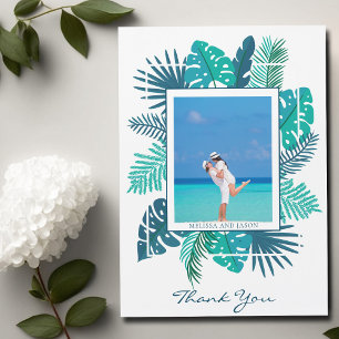 Carte magnétique Mariage Photo Merci de plage