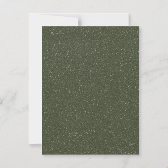 Carte Magnétique Mince Texture Vert Mousse – Perso (Recto)