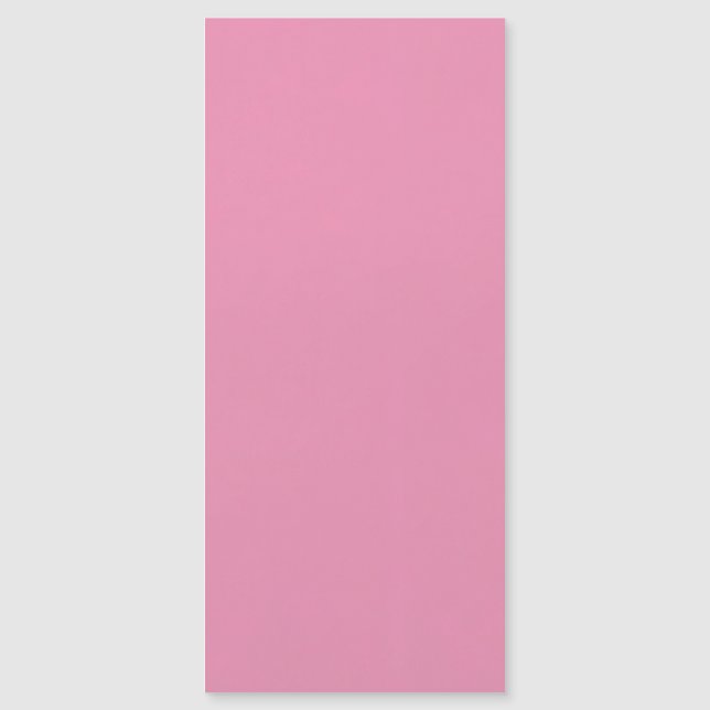 Carte Magnétique Minimaliste Rose | Luxe Douce (Devant)