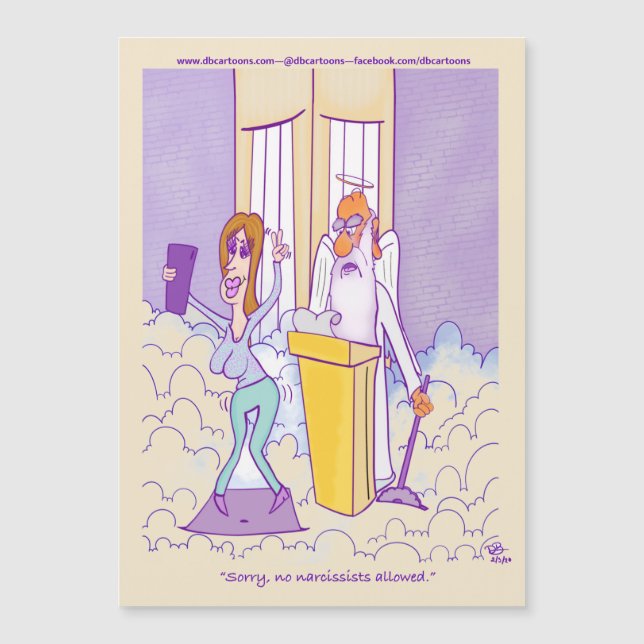 Carte magnétique Narcissist (Devant)