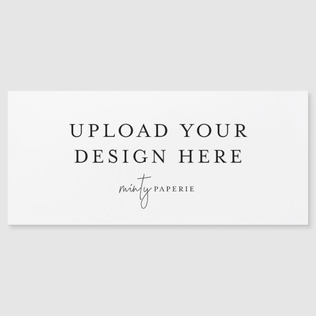 Carte magnétique paysage 4" x 9" (Devant)