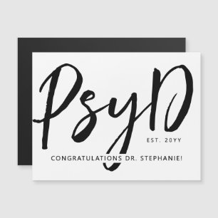 Carte magnétique personnalisée PsyD Doctor of Psyc