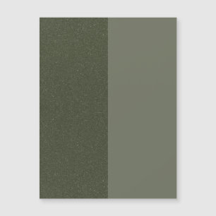 Carte magnétique personnalisée Split Moss Green