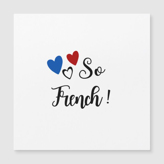 Carte magnétique So French (Devant)