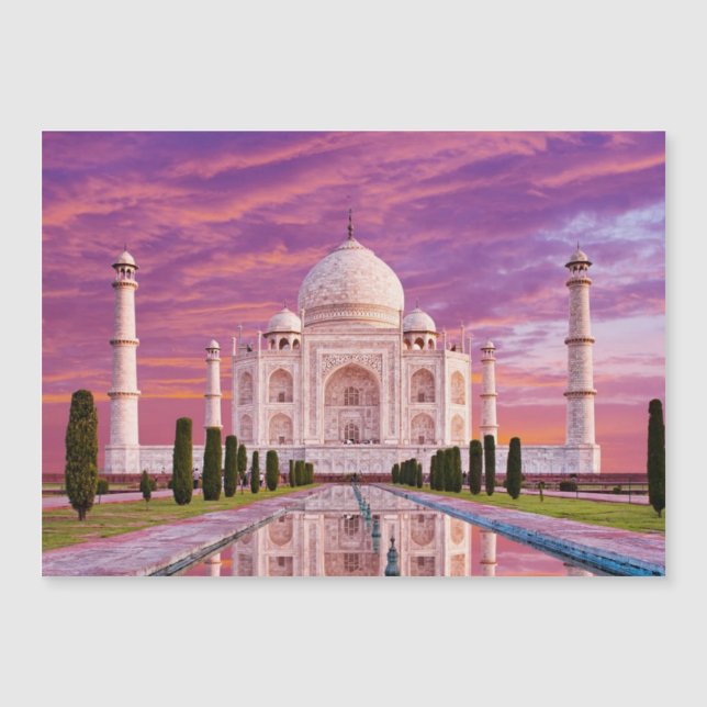 Carte magnétique Taj Mahal (Devant)