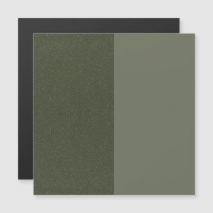Carte magnétique verte Split Moss - Personnalisabl