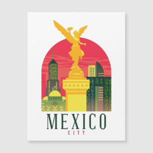 Carte magnétique Vintage de Mexico