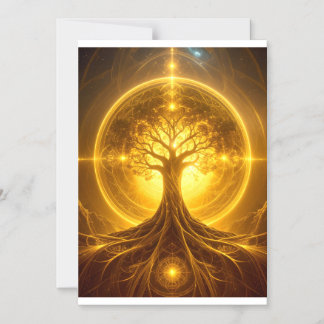 Carte magnétique zen de l'Arbre de Vie