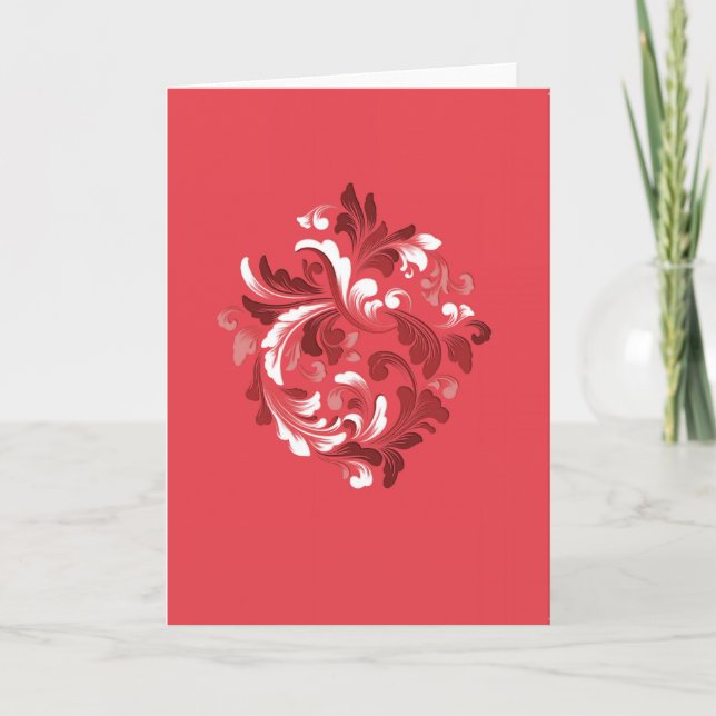 Carte Magnificat (rouge) (Devant)