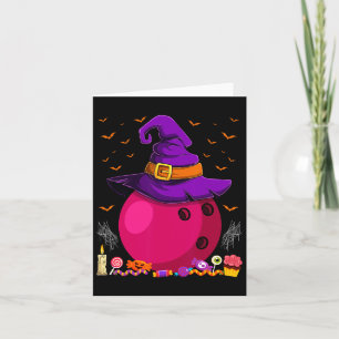 Carte Magnifique Bowling Witch Casquette Joueur de Bowli