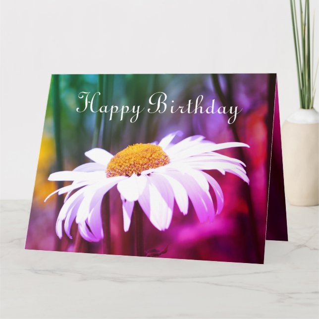 Carte Magnifique Bright Joyeux Anniversaire (Devant)
