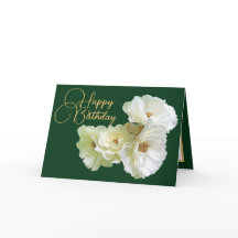 Magnifique Chic Rose Blanc Bouquet Floral Annivers