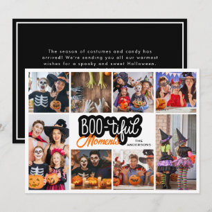 Carte Magnifique moment de Halloween - Collage photo