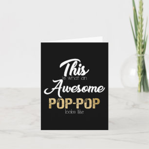 Carte Magnifique Pop-Pop Special Grand-pa