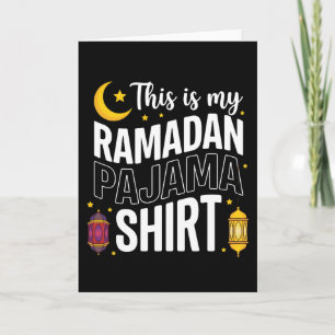 Carte Magnifique prière musulmane de Ramadan Foi Culte c