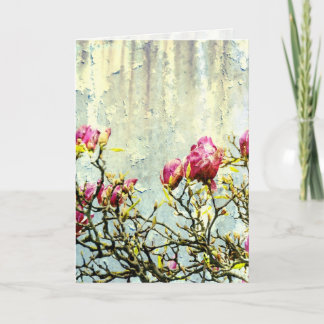 Carte Magnolia rouillée