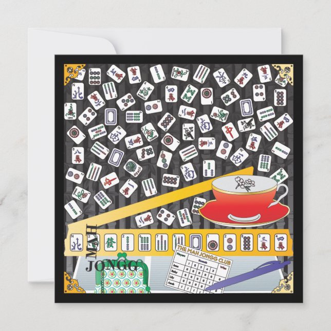 Carte Mah Jongg Limerick Mahj Flat Card (Devant)