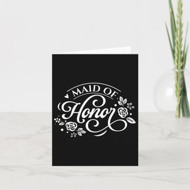 Carte Maid Of Honor (Devant)