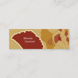 Carte maigre de profil de Ginkgo