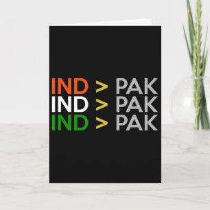 Carte Maillot de cricket indien meilleur que le Pakistan