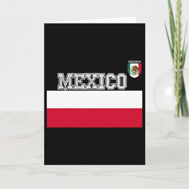 Carte Maillot de foot mexicain vert drapeau Kits de foot (Devant)