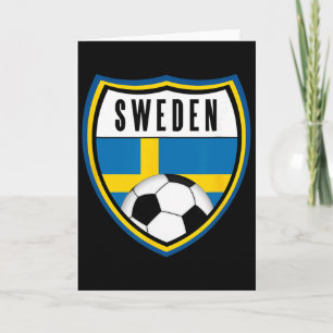 Carte Maillot de foot Suède Drapeau suédois