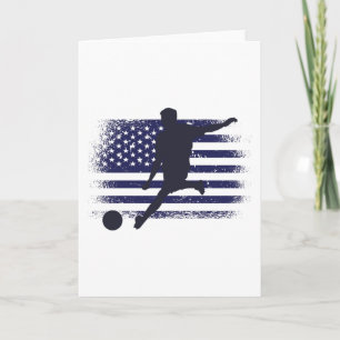 Carte Maillot de footballeur de la sélection américaine 