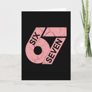 Carte Maillot de joueur rose et blanc numéro 67 Uniforme