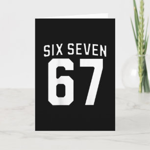 Carte Maillot de sport Six Seven Meme 67 pour garçons fi