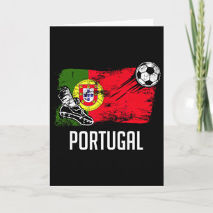 Carte Maillot drapeau du Portugal Équipe de football por