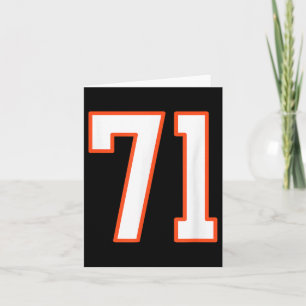 Carte Maillot Uniforme Pla Orange Et Blanc Srts Numéro 7