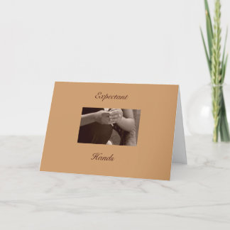 Carte Mains dans l'expectative