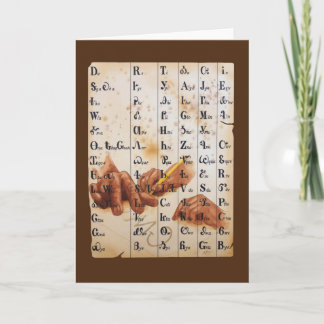 Carte Mains de langue