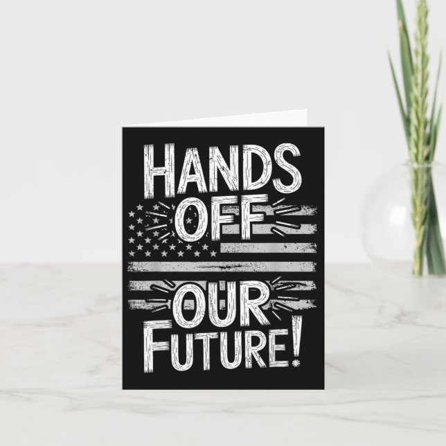 Carte Mains De Notre Futur Pro Democracy Anti Oliga (Devant)