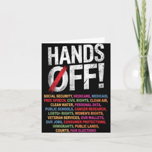 Carte Mains off My Social Security 2025