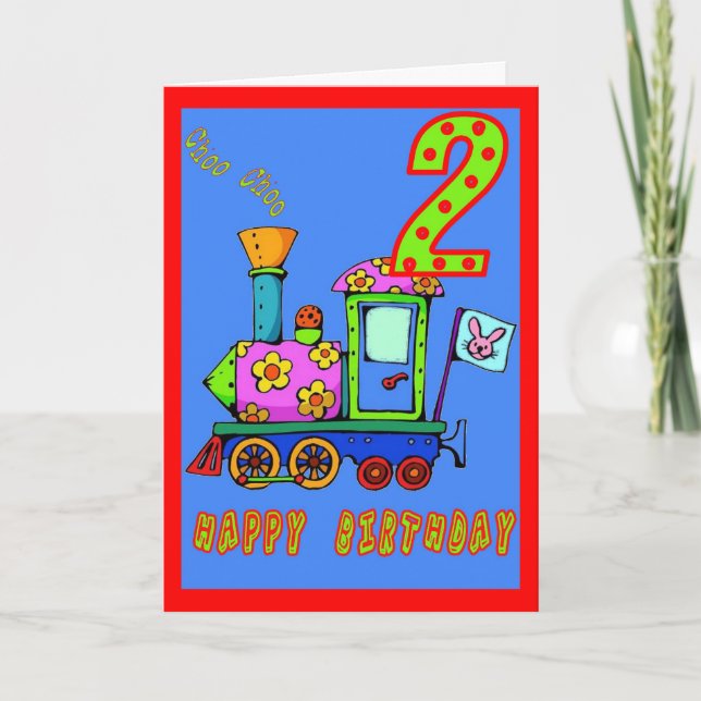 Carte Maintenant vous avez 2 ans (Devant)