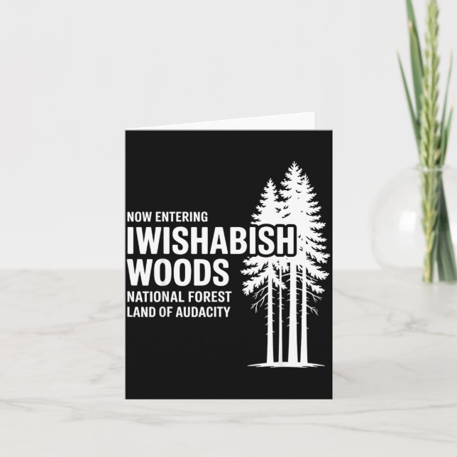 Carte Maintenant, vous entrez dans la forêt nationale de (Devant)