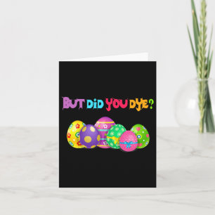 Carte Mais Avez-Vous Mort Fun Oeuf Dye Pâques Joyeux Da 