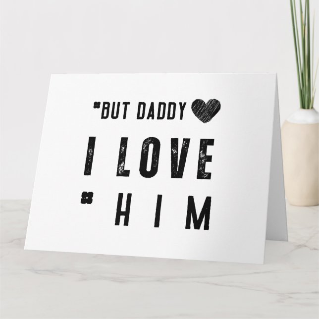 Carte Mais Papa Je L'aime (Devant)