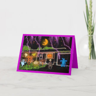 CARTE MAISON 2 DE HALLOWEEN