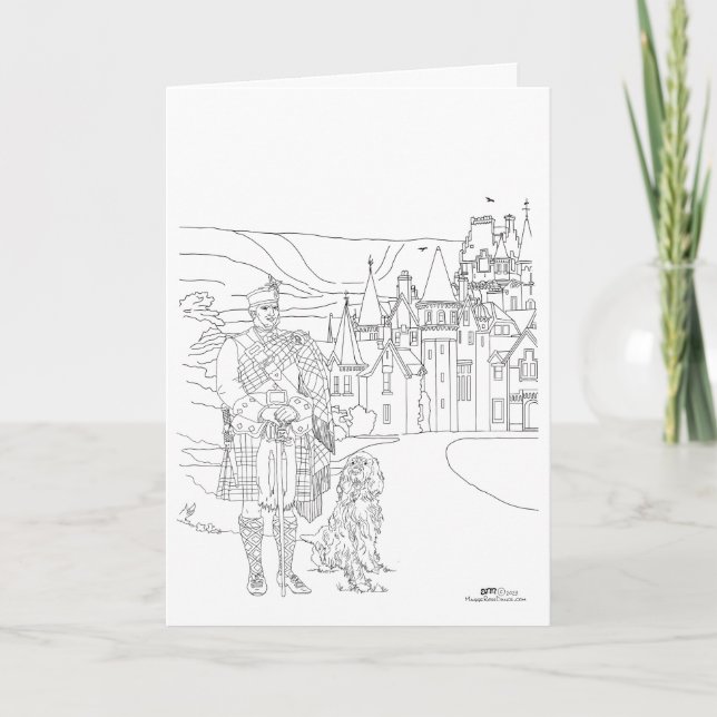 Carte Maison Ardverikie Highlander Setter Gordon (Devant)