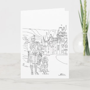 Carte Maison Ardverikie Highlander Setter Gordon