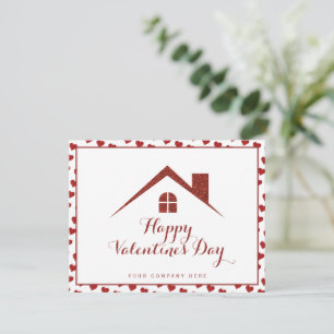 Carte Maison de biens immobiliers de la Saint-Valentin p