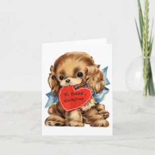 Carte Maison de campagne vintage rétro Saint-Valentin Bo