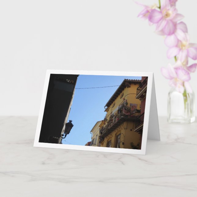 Carte Maison de la ville de Valence, Espagne (Orchidée)