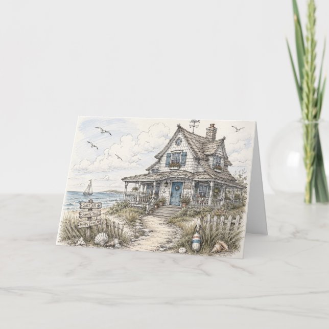 Carte Maison de plage Sea Breeze (Devant)
