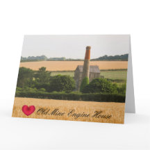 Maison des machines de la mine du cœur ancien Corn