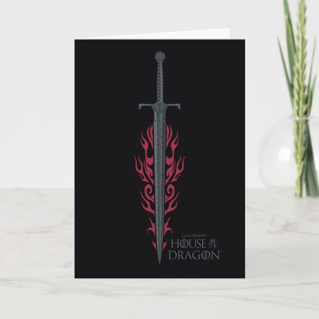 Carte MAISON DU DRAGON | King Viserys Épée flamboyante (Devant)