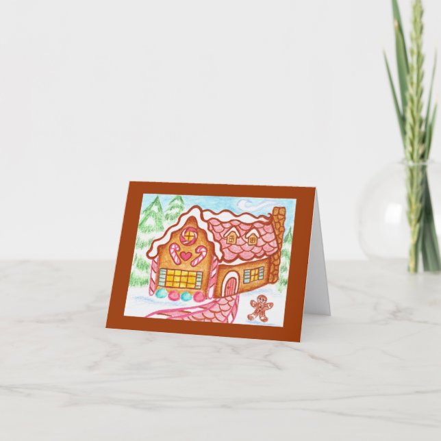 Carte Maison en Pain d'Épice (Devant)